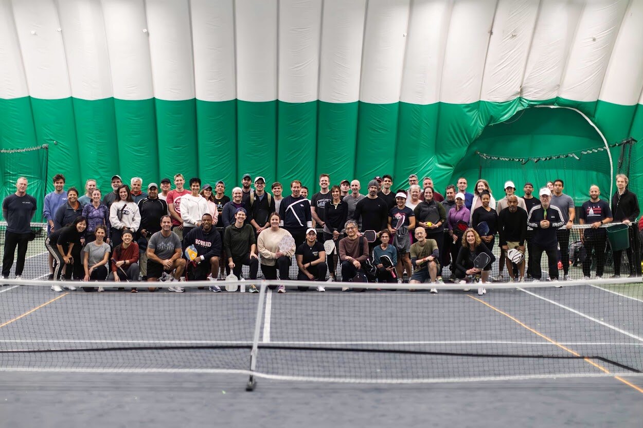 DC Pickleball League community at East Potomac Tennis Center, where it all began